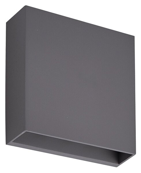 Lampade da esterno Lindby, Ugar, Nero, Balcone, Plastica, Moderno