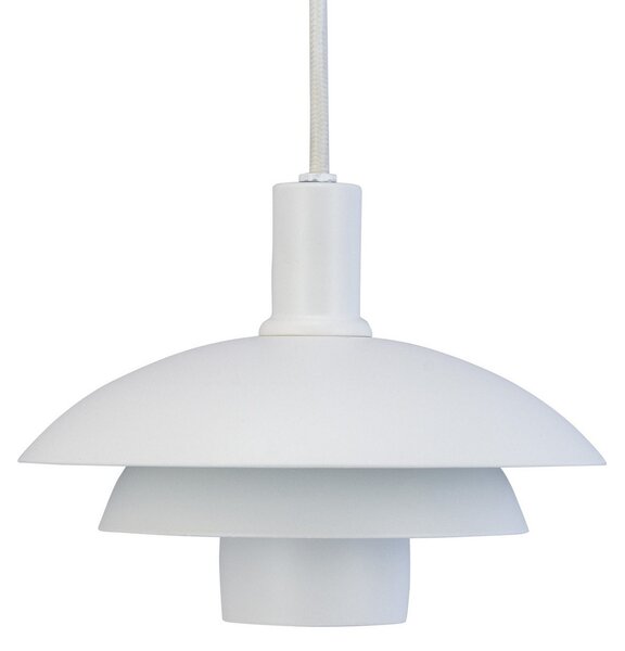Lampada a sospensione Dyberg Larsen, Morph, dimmerabile, Bianco, Soggiorno, Metallo, Design