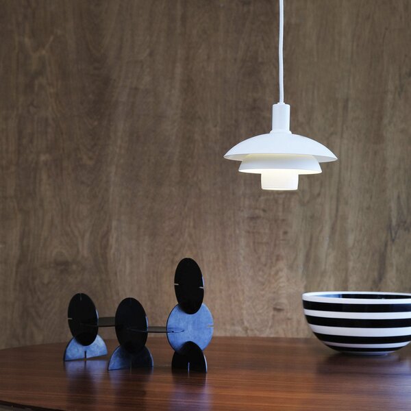 Lampada a sospensione Dyberg Larsen, Morph, dimmerabile, Bianco, Soggiorno, Metallo, Design
