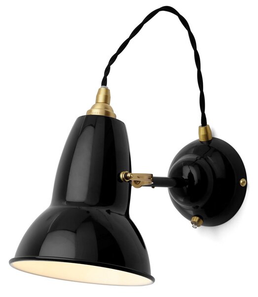 Applique da parete Anglepoise, Original 1227 Brass, dimmerabile, Nero, Soggiorno, Metallo, Industriale