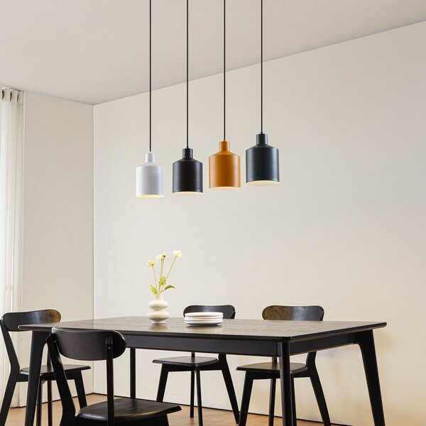 Lampada a sospensione Lindby, Tirane, dimmerabile, Multicolore, Soggiorno, Metallo, Moderno