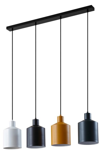 Lampada a sospensione Lindby, Tirane, dimmerabile, Multicolore, Soggiorno, Metallo, Moderno