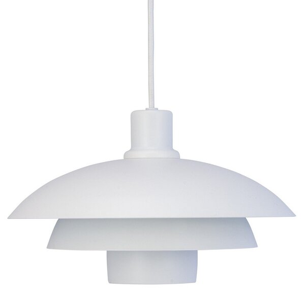 Lampada a sospensione Dyberg Larsen, Morph, dimmerabile, Bianco, Soggiorno, Metallo, Design