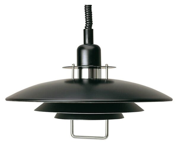 Lampada a sospensione Belid, Nero, Sala da pranzo, Metallo