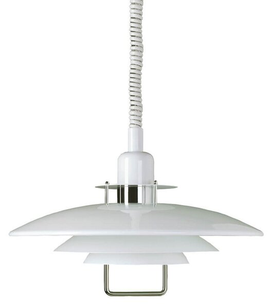Lampada a sospensione Belid, Bianco, Sala da pranzo, Metallo