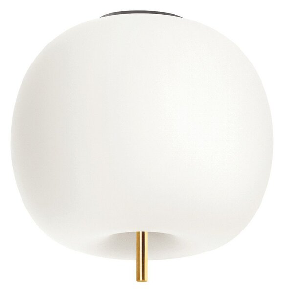 Plafoniera kdln, KUSHI 16, dimmerabile, Bianco, Soggiorno, Vetro, Design