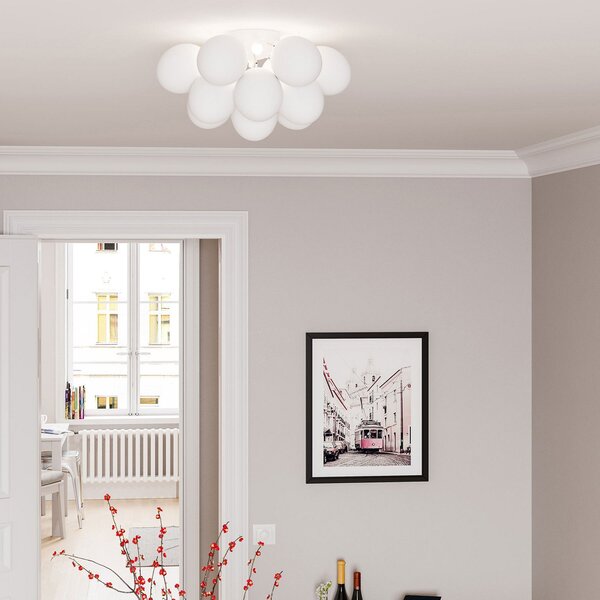 Plafoniera By Rydéns, Gross, dimmerabile, Bianco, Soggiorno, Vetro, Design