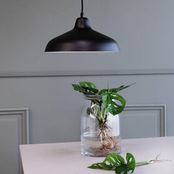 Lampada a sospensione Dyberg Larsen, Futura, dimmerabile, Nero, Soggiorno, Metallo, Scandinavo