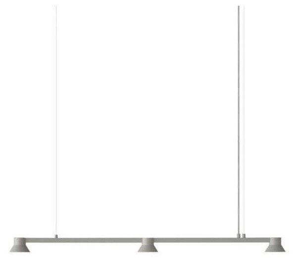 Lampada a sospensione Normann Copenhagen, dimmerabile, Grigio, Sala da pranzo, Alluminio