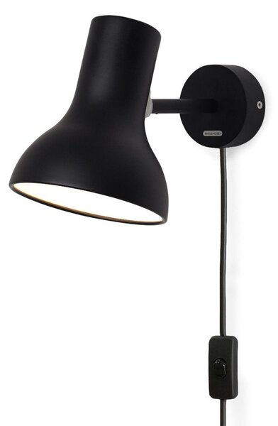 Applique da parete Anglepoise, Type 75 Mini, Nero, Soggiorno, Metallo, Design