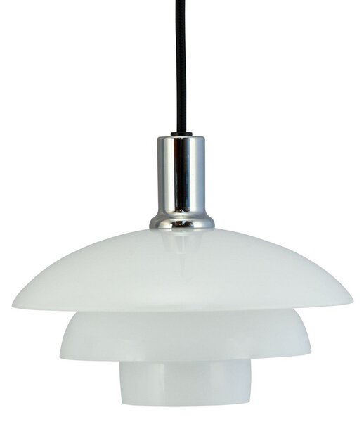 Lampada a sospensione Dyberg Larsen, Morph, dimmerabile, Bianco, Cucina, Vetro, Design