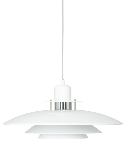 Lampada a sospensione Belid, Bianco, Sala da pranzo, Metallo