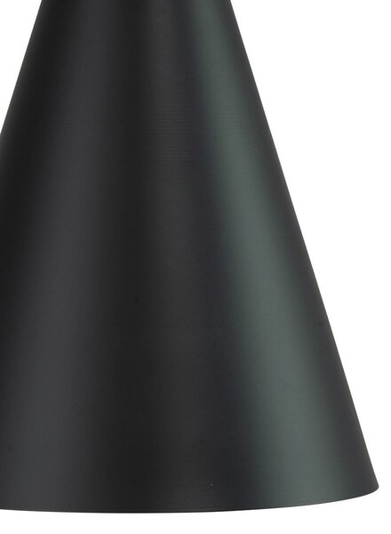Lampada a sospensione Dyberg Larsen, Miles, dimmerabile, Nero, Soggiorno, Metallo, Design