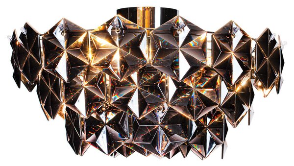 Plafoniera By Rydéns, Monarque, dimmerabile, Nero, Soggiorno, Plastica, Design