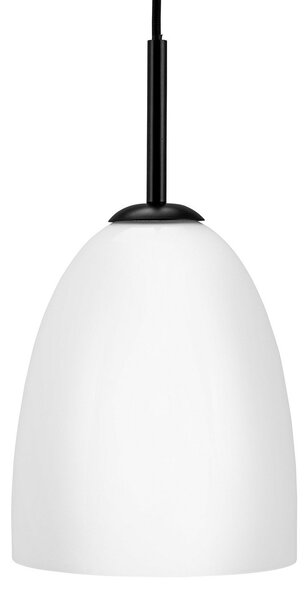 Lampada a sospensione Dyberg Larsen, Jazz, dimmerabile, Bianco, Soggiorno, Vetro, Scandinavo