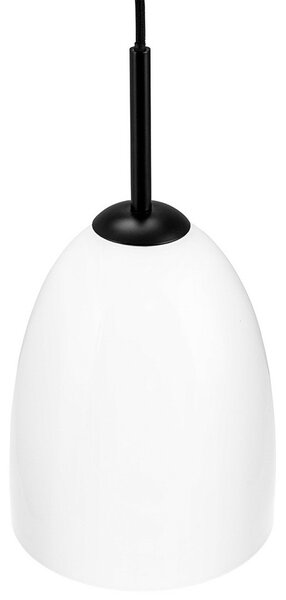 Lampada a sospensione Dyberg Larsen, Jazz, dimmerabile, Bianco, Soggiorno, Vetro, Scandinavo