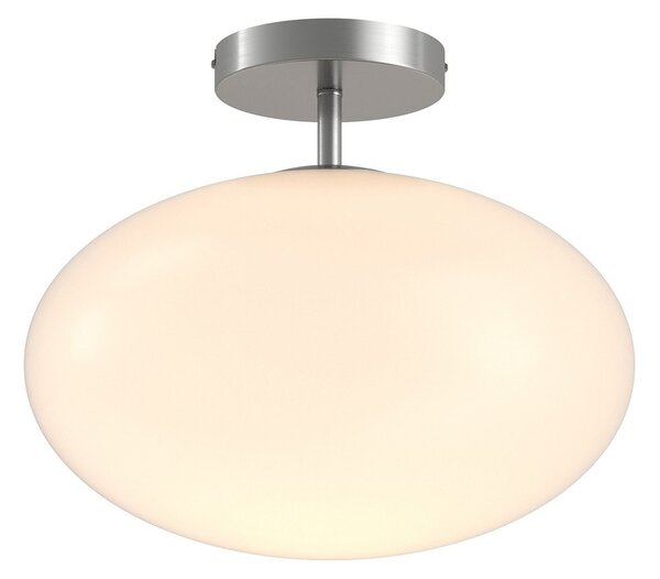 Plafoniera Lindby, Sonika, dimmerabile, Bianco, Soggiorno, Vetro, Moderno