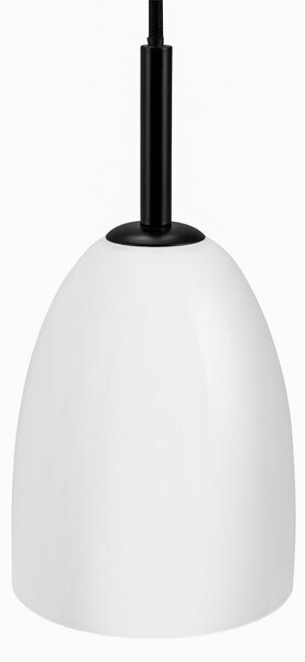 Lampada a sospensione Dyberg Larsen, Jazz, dimmerabile, Bianco, Soggiorno, Vetro, Scandinavo
