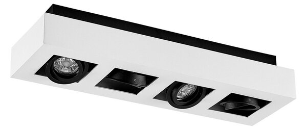 Plafoniera Arcchio, VINCE, dimmerabile, Bianco, Cucina, Alluminio, Moderno