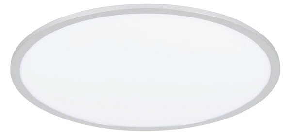 Plafoniera Lindby, Narima, dimmerabile, Grigio, Cucina, Plastica, Moderno