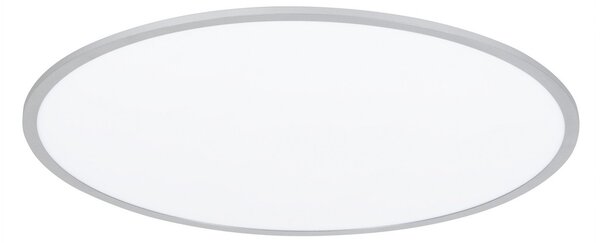 Plafoniera Lindby, Narima, dimmerabile, Grigio, Cucina, Plastica, Moderno