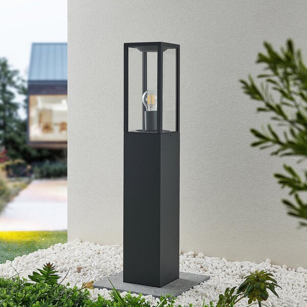 Lampade da esterno Lindby, Peldar, dimmerabile, Nero, Terrazza, Metallo, Moderno