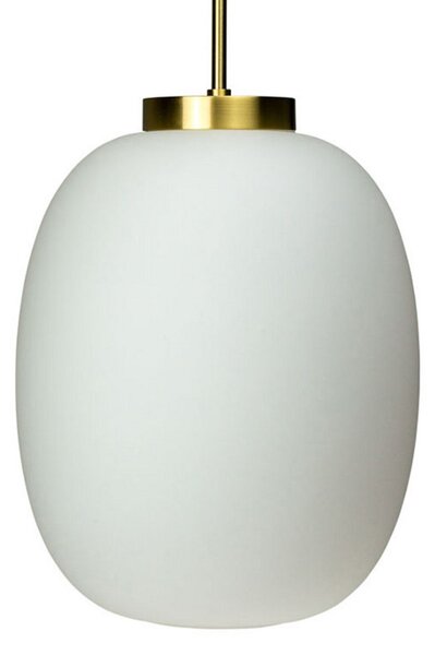 Lampada a sospensione Dyberg Larsen, DL39, dimmerabile, Bianco, Soggiorno, Vetro