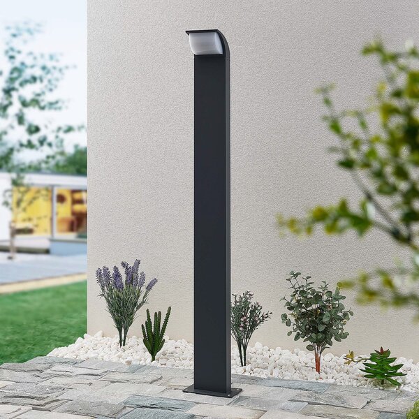 Lampade da esterno Lucande, Tinna, Nero, Terrazza, Alluminio, Moderno