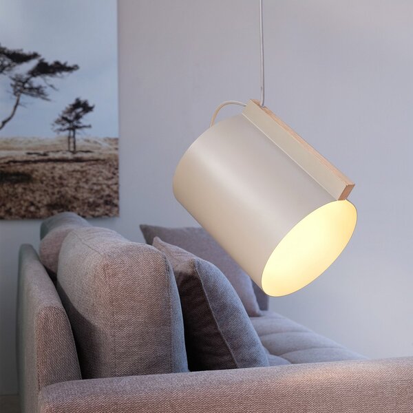 Lampada a sospensione Dyberg Larsen, Wum, dimmerabile, Grigio, Soggiorno, Metallo, Design
