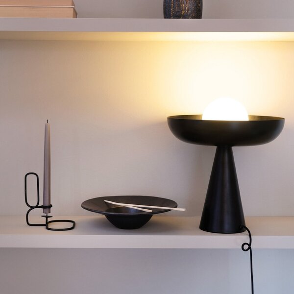 Lampade da tavolo Dyberg Larsen, Ava, Nero, Soggiorno, Metallo, Design
