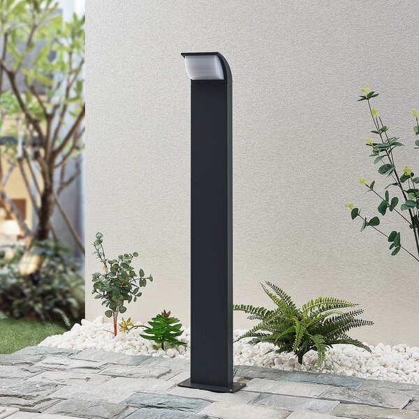 Lampade da esterno Lucande, Tinna, Nero, Terrazza, Alluminio, Moderno
