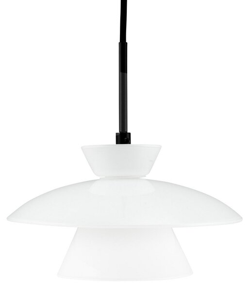 Lampada a sospensione Dyberg Larsen, Valby, dimmerabile, Bianco, Soggiorno, Vetro, Scandinavo