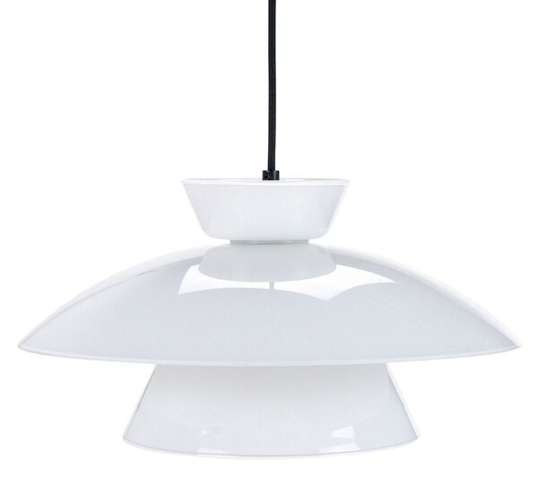 Lampada a sospensione Dyberg Larsen, Valby, dimmerabile, Bianco, Soggiorno, Vetro, Scandinavo