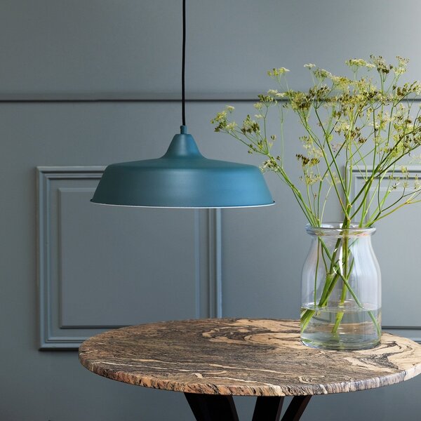 Lampada a sospensione Dyberg Larsen, Raw, dimmerabile, Verde, Soggiorno, Metallo, Scandinavo