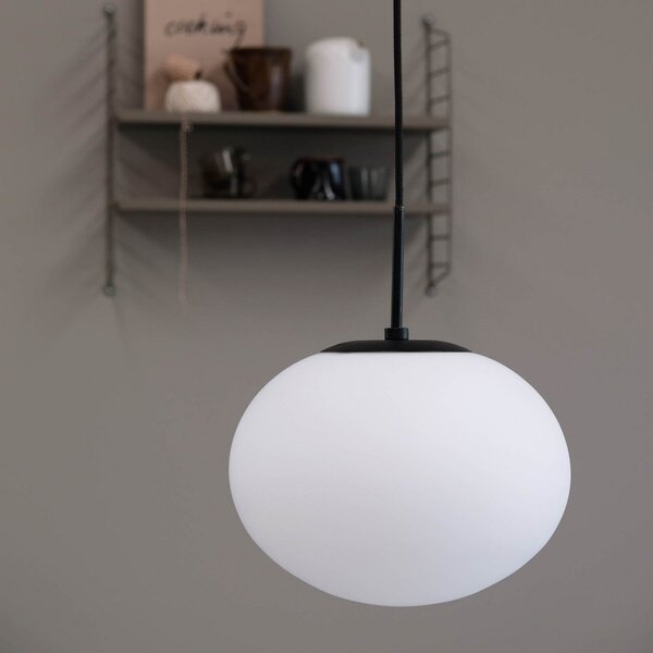 Lampada a sospensione Dyberg Larsen, Princess, dimmerabile, Bianco, Soggiorno, Vetro, Design