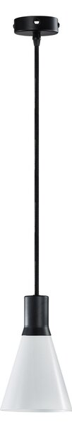 Lampada a sospensione Dyberg Larsen, Gent, dimmerabile, Nero, Soggiorno, Vetro, Scandinavo