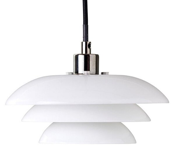 Lampada a sospensione Dyberg Larsen, DL20, dimmerabile, Bianco, Soggiorno, Vetro, Scandinavo