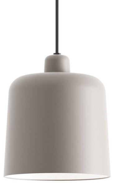 Lampada a sospensione Luceplan, Zile, dimmerabile, Grigio, Soggiorno, Plastica, Design