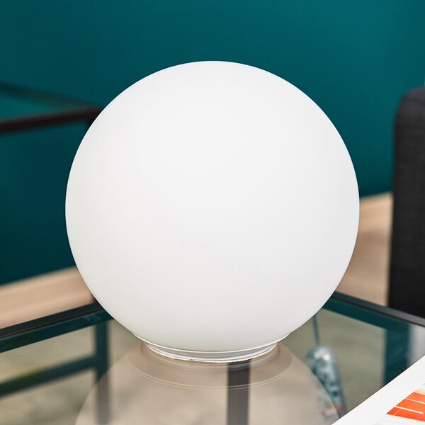 Lampade da tavolo Artemide, Dioscuri, dimmerabile, Bianco, Soggiorno, Vetro, Design