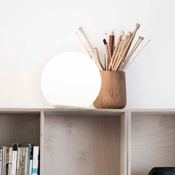 Lampade da tavolo Artemide, Dioscuri, dimmerabile, Bianco, Soggiorno, Vetro, Design