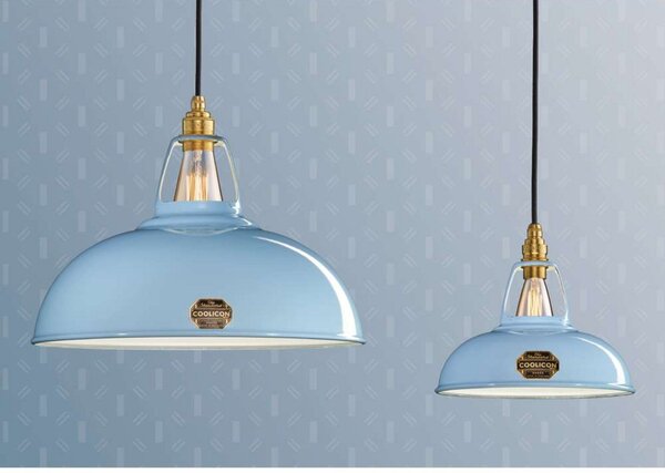 Lampada a sospensione Coolicon, Blu, Soggiorno, Metallo, Design