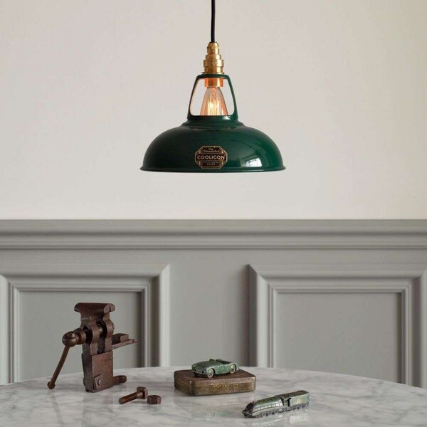 Lampada a sospensione Coolicon, Verde, Soggiorno, Metallo, Design
