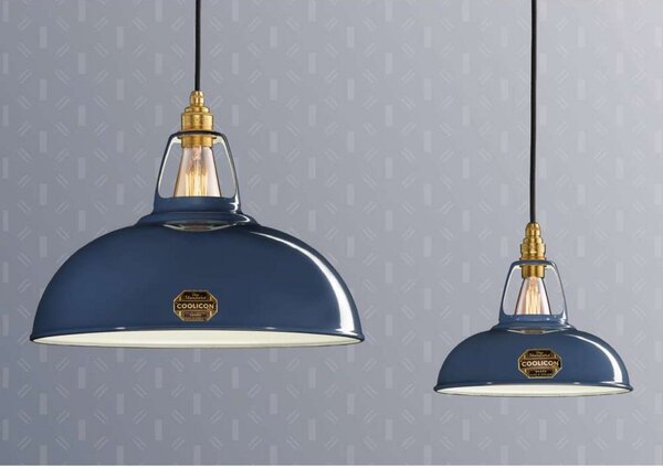 Lampada a sospensione Coolicon, Blu, Soggiorno, Metallo, Design