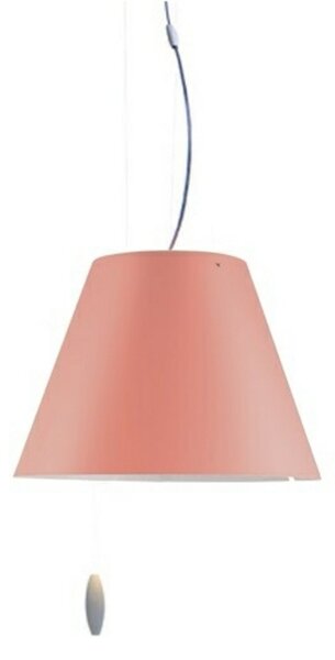 Lampada a sospensione Luceplan, Rosa / Rosé, Sala da pranzo, Plastica