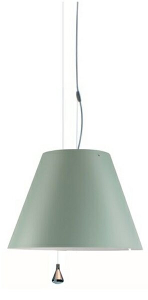 Lampada a sospensione Luceplan, Verde, Sala da pranzo, Alluminio