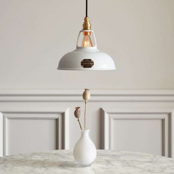 Lampada a sospensione Coolicon, Bianco, Soggiorno, Metallo, Design