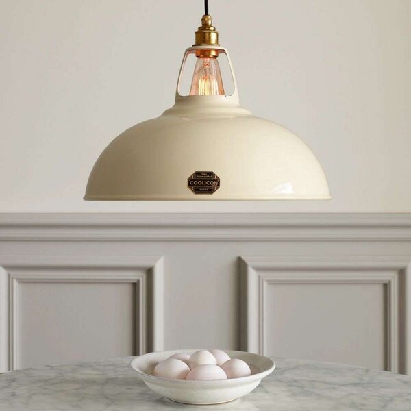 Lampada a sospensione Coolicon, Beige, Soggiorno, Metallo, Design