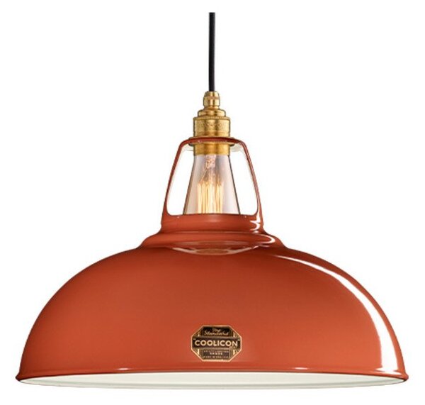 Lampada a sospensione Coolicon, Arancione, Soggiorno, Metallo, Design
