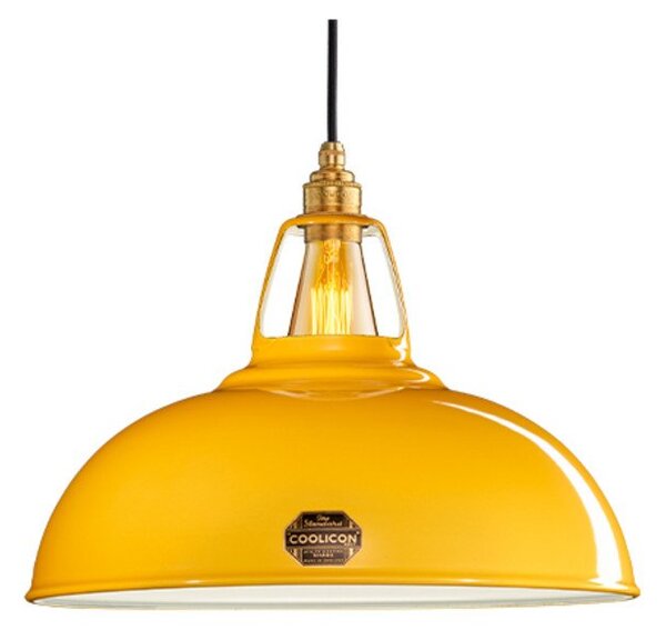 Lampada a sospensione Coolicon, Giallo, Soggiorno, Metallo, Design