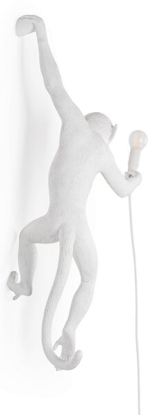 Lampade da tavolo SELETTI, Monkey Lamp, Bianco, Soggiorno, Plastica, Design
